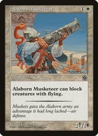 Alaborn Musketeer - Portal Second Age - Magic: The Gathering card