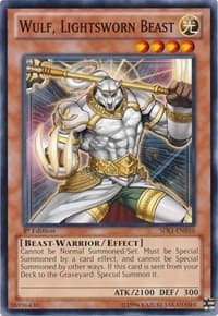 Wulf, Lightsworn Beast - Structure Deck: Realm of Light - YuGiOh card