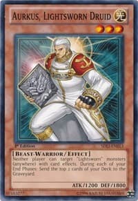 Aurkus, Lightsworn Druid - Structure Deck: Realm of Light - YuGiOh card