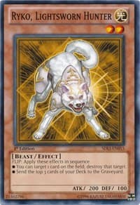 Ryko, Lightsworn Hunter - Structure Deck: Realm of Light - YuGiOh card