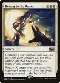 Return to the Ranks - Magic 2015 (M15) - Magic: The Gathering card