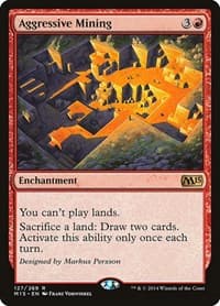 Aggressive Mining - Magic 2015 (M15) - Magic: The Gathering card