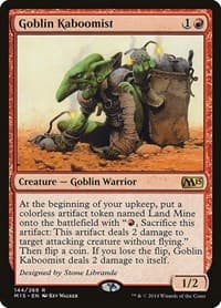 Goblin Kaboomist - Magic 2015 (M15) - Magic: The Gathering card