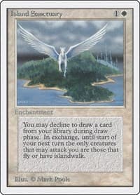 Island Sanctuary - Unlimited Edition - Magic: The Gathering card