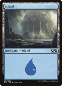 Island (254) - Magic 2015 (M15) - Magic: The Gathering card
