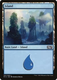 Island (257) - Magic 2015 (M15) - Magic: The Gathering card