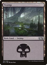Swamp (261) - Magic 2015 (M15) - Magic: The Gathering card