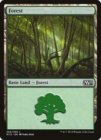 Forest (266) - Magic 2015 (M15) - Magic: The Gathering card