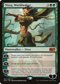 Nissa, Worldwaker - Magic 2015 (M15) - Magic: The Gathering card