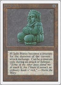 Jade Statue - Unlimited Edition - Magic: The Gathering card