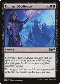 Endless Obedience - Magic 2015 (M15) - Magic: The Gathering card