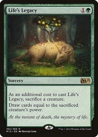 Life's Legacy - Magic 2015 (M15) - Magic: The Gathering card
