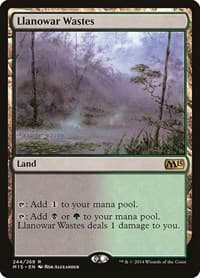 Llanowar Wastes - Magic 2015 (M15) - Magic: The Gathering card