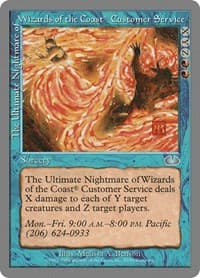 The Ultimate Nightmare of Wizards of the Coast Customer Service - Unglued - Magic: The Gathering card