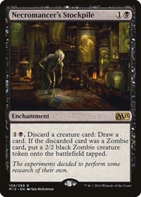 Necromancer's Stockpile - Magic 2015 (M15) - Magic: The Gathering card