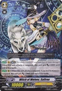 Witch of Wolves, Saffron - Trial Deck 13: Successor of the Sacred Regalia - Cardfight Vanguard card