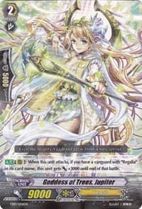 Goddess of Trees, Jupiter - Trial Deck 13: Successor of the Sacred Regalia - Cardfight Vanguard card