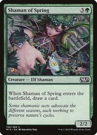 Shaman of Spring - Magic 2015 (M15) - Magic: The Gathering card