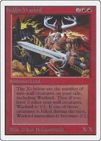 Keldon Warlord - Unlimited Edition - Magic: The Gathering card