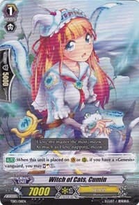 Witch of Cats, Cumin - Trial Deck 13: Successor of the Sacred Regalia - Cardfight Vanguard card
