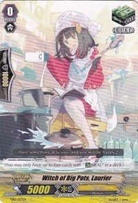 Witch of Big Pots, Laurier - Trial Deck 13: Successor of the Sacred Regalia - Cardfight Vanguard card