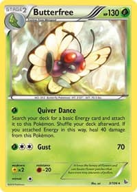 Butterfree - XY - Flashfire - Pokemon card