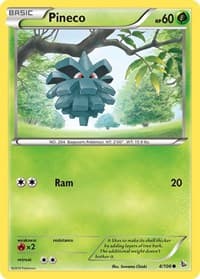 Pineco - XY - Flashfire - Pokemon card