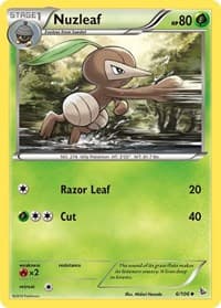 Nuzleaf - XY - Flashfire - Pokemon card