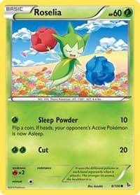 Roselia - XY - Flashfire - Pokemon card