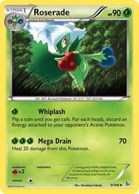 Roserade - XY - Flashfire - Pokemon card