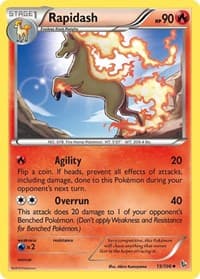 Rapidash - XY - Flashfire - Pokemon card