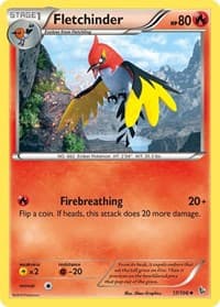 Fletchinder - XY - Flashfire - Pokemon card
