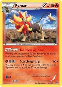 Pyroar - XY - Flashfire - Pokemon card