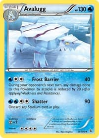 Avalugg - XY - Flashfire - Pokemon card
