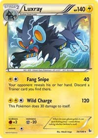 Luxray - XY - Flashfire - Pokemon card