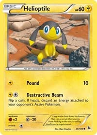 Helioptile - XY - Flashfire - Pokemon card