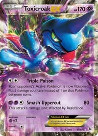 Toxicroak EX - XY - Flashfire - Pokemon card