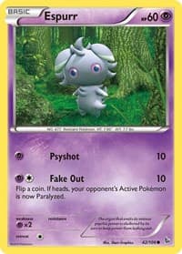 Espurr - XY - Flashfire - Pokemon card