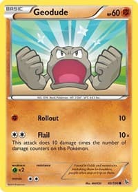 Geodude - XY - Flashfire - Pokemon card