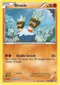 Binacle - XY - Flashfire - Pokemon card