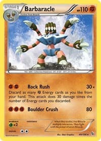 Barbaracle - XY - Flashfire - Pokemon card