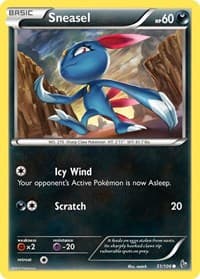 Sneasel (51) - XY - Flashfire - Pokemon card