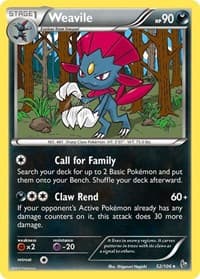 Weavile - XY - Flashfire - Pokemon card