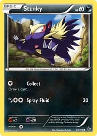Stunky (54) - XY - Flashfire - Pokemon card