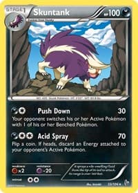 Skuntank - XY - Flashfire - Pokemon card