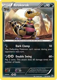 Krokorok - XY - Flashfire - Pokemon card