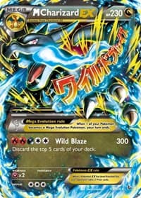 M Charizard EX (X) - XY - Flashfire - Pokemon card