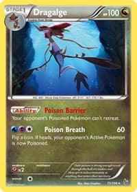 Dragalge - XY - Flashfire - Pokemon card