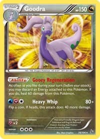 Goodra - XY - Flashfire - Pokemon card