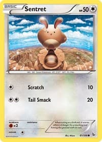 Sentret - XY - Flashfire - Pokemon card